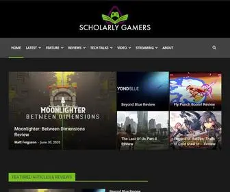 Scholarlygamers.com(Scholarly Gamers) Screenshot