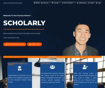 Scholarlytraining.com(Selective and Scholarship Experts) Screenshot