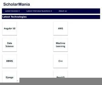 Scholarmania.com(Scholar Mania) Screenshot