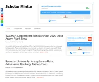 Scholarmintle.com(Scholarship Portal) Screenshot