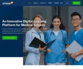 Scholarrx.com(Digital Learning Platform for Medical Schools) Screenshot