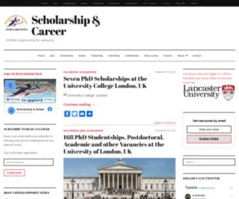 Scholarscareers.com(Limitless opportunity for everyone) Screenshot