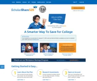 Scholarshare.com(ScholarShare 529) Screenshot