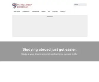 Scholarship-Positions.com(Scholarships & Financial Aidfor Undergraduate) Screenshot