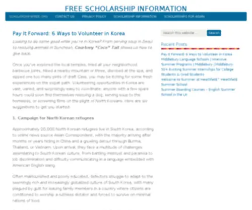 Scholarship4Free.org(Scholarship4Free) Screenshot