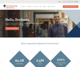 Scholarshipamerica.org(Providing Access to College Scholarships) Screenshot