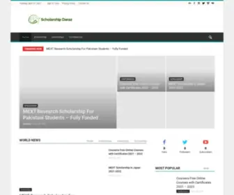 Scholarshipdaraz.com(Find International Students Scholarship Portals) Screenshot