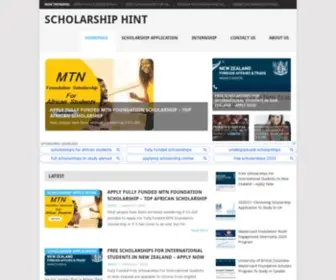 Scholarshiphint.com(Scholarship Hint) Screenshot