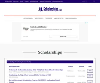 Scholarships.page(Fully Funded Scholarships for 2023) Screenshot