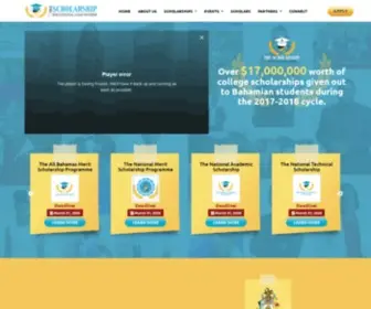 Scholarshipsbahamas.com(The Ministry of Education Scholarship & Educational Loan Division) Screenshot