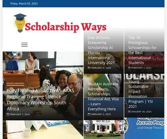 Scholarshipways.com(Scholarship Ways) Screenshot