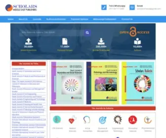 Scholarsmepub.com(An International Publisher for Academic and Scientific Journals) Screenshot