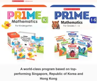 ScholasticPrimemathematics.com(Scholastic Prime Mathematics scholastic prime mathematics kinder) Screenshot