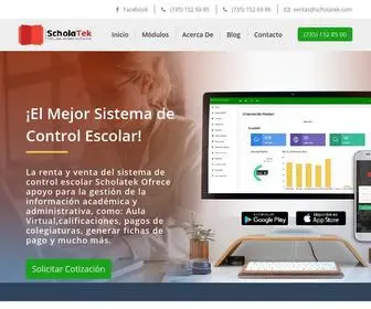 Scholatek.com(Sistema De Control Escolar) Screenshot