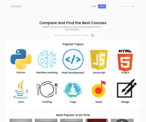 Schole.me(Best online courses) Screenshot