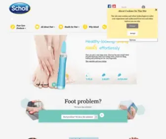 Scholl.com.sg(Foot Care) Screenshot