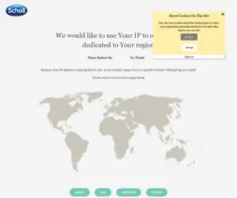 Scholl.com(Please select your country) Screenshot