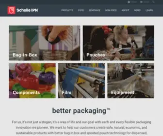 Scholle.com(Scholle IPN Flexible & Sustainable Bag) Screenshot