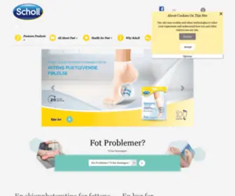 Scholl.no(Fotpleieprodukter) Screenshot