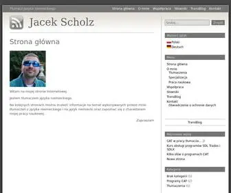 Scholz.com.pl(Jacek Scholz) Screenshot