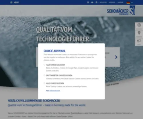 Schomaecker.de(Schomäcker Federnwerk) Screenshot