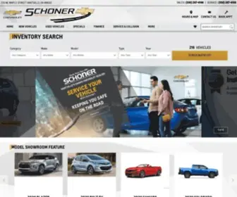 Schonerchevrolet.com(Schoner Chevrolet in HARTVILLE) Screenshot