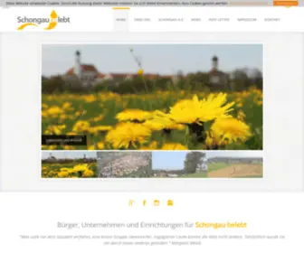 Schongau-Belebt.de(Schongau belebt) Screenshot