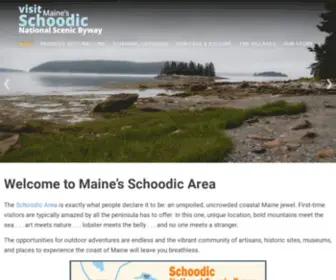 Schoodicbyway.org(Schoodic National Scenic Byway) Screenshot