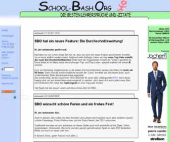 School-Bash.org(Die besten Lehrersprüche und) Screenshot