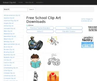 School-Clip-ART.com(School Clip Art Images for Public to Use) Screenshot