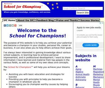 School-For-Champions.com(School for champions) Screenshot