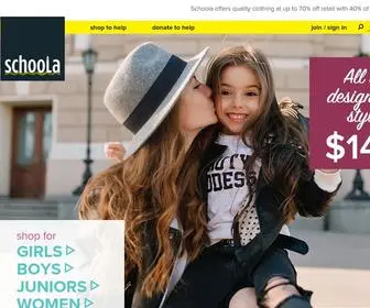 Schoola.com(Shop Secondhand Clothes That Raise Money For Schools) Screenshot