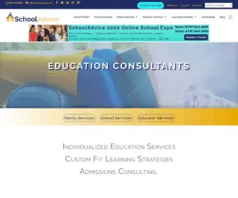 Schooladvice.net(SchoolAdvice Education Consulting & Admissions Services) Screenshot