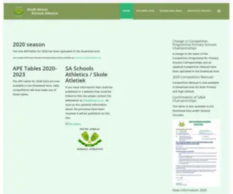 Schoolathletics.info(SA Schools Athletics) Screenshot
