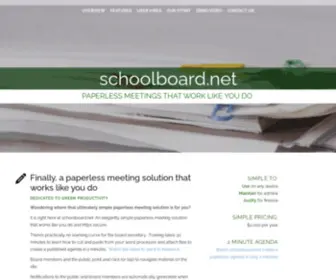Schoolboard.net(Paperless meetings) Screenshot