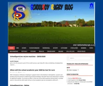 Schoolboyrugby.co.za(SchoolBoyRugby Blog) Screenshot