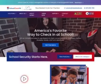 Schoolcheckin.com(School Check In Visitor Volunteer ID Badge Security Software) Screenshot