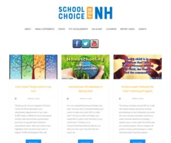 Schoolchoicenh.org(School Choice for New Hampshire) Screenshot