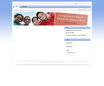 Schoolclimate.net(Comprehensive School Climate Inventory (CSCI) Survey Center) Screenshot