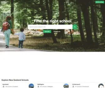 Schooldirectory.co.nz(New Zealand Schools and Preschools) Screenshot