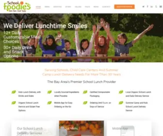 Schoolfoodies.com(School Lunch Delivery Service) Screenshot