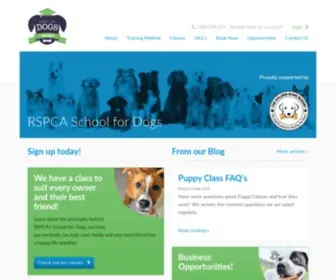 Schoolfordogs.com.au(School for Dogs) Screenshot