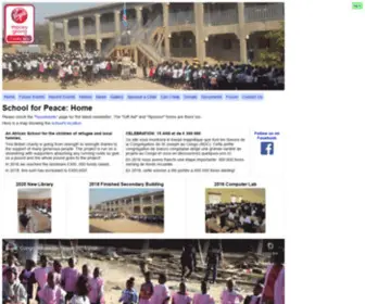 Schoolforpeace.org(School for Peace) Screenshot