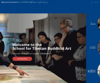 Schoolfortibetanbuddhistart.com(Homepage School for Tibetan Buddhist Art) Screenshot