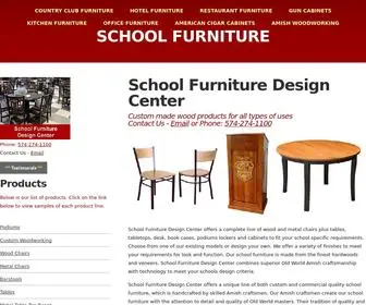 Schoolfurnituredesign.com(School Furniture Made in the USA) Screenshot