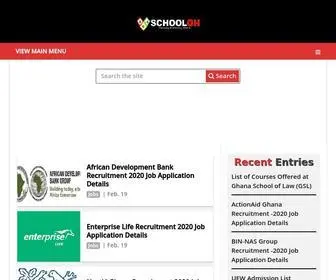 Schoolgh.com(Ghana Best Online Portal) Screenshot