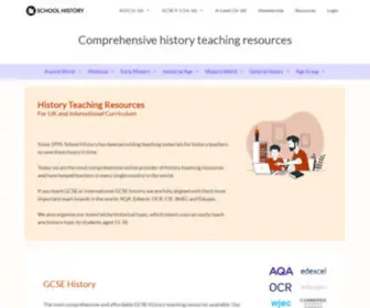 Schoolhistory.co.uk(History teaching resources) Screenshot