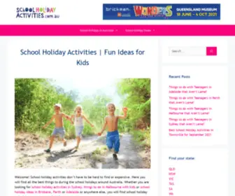 Schoolholidayactivities.com.au(School Holiday Activities) Screenshot