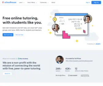 Schoolhouse.world(Free Online Tutoring) Screenshot