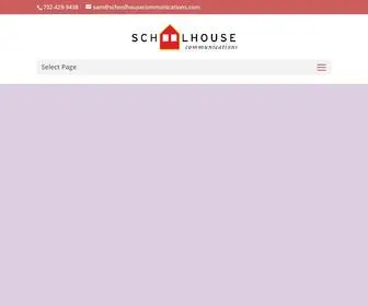 Schoolhousecommunications.com(Web design) Screenshot